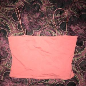 Salmon crop top